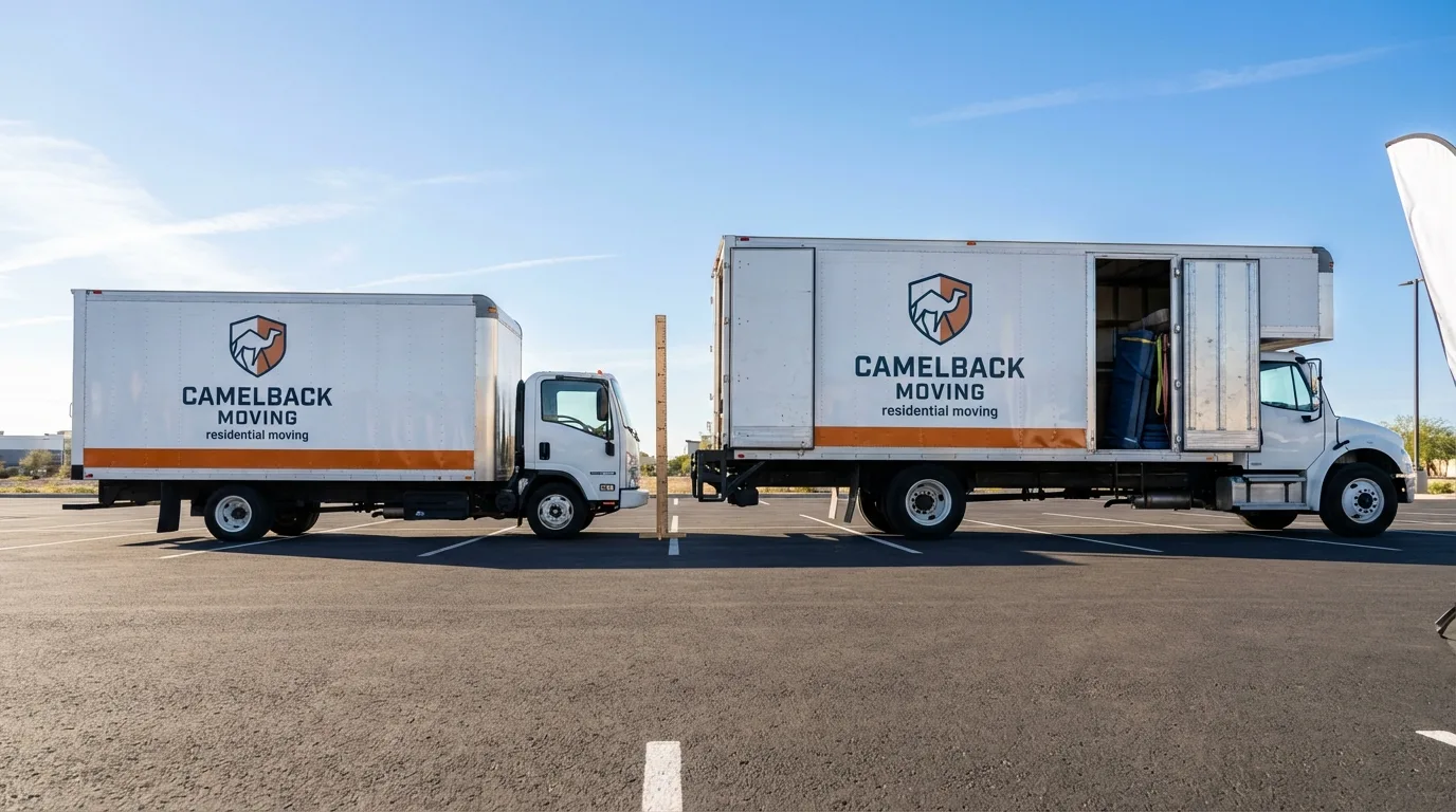 Moving truck size capacity guide in Willowbrook
